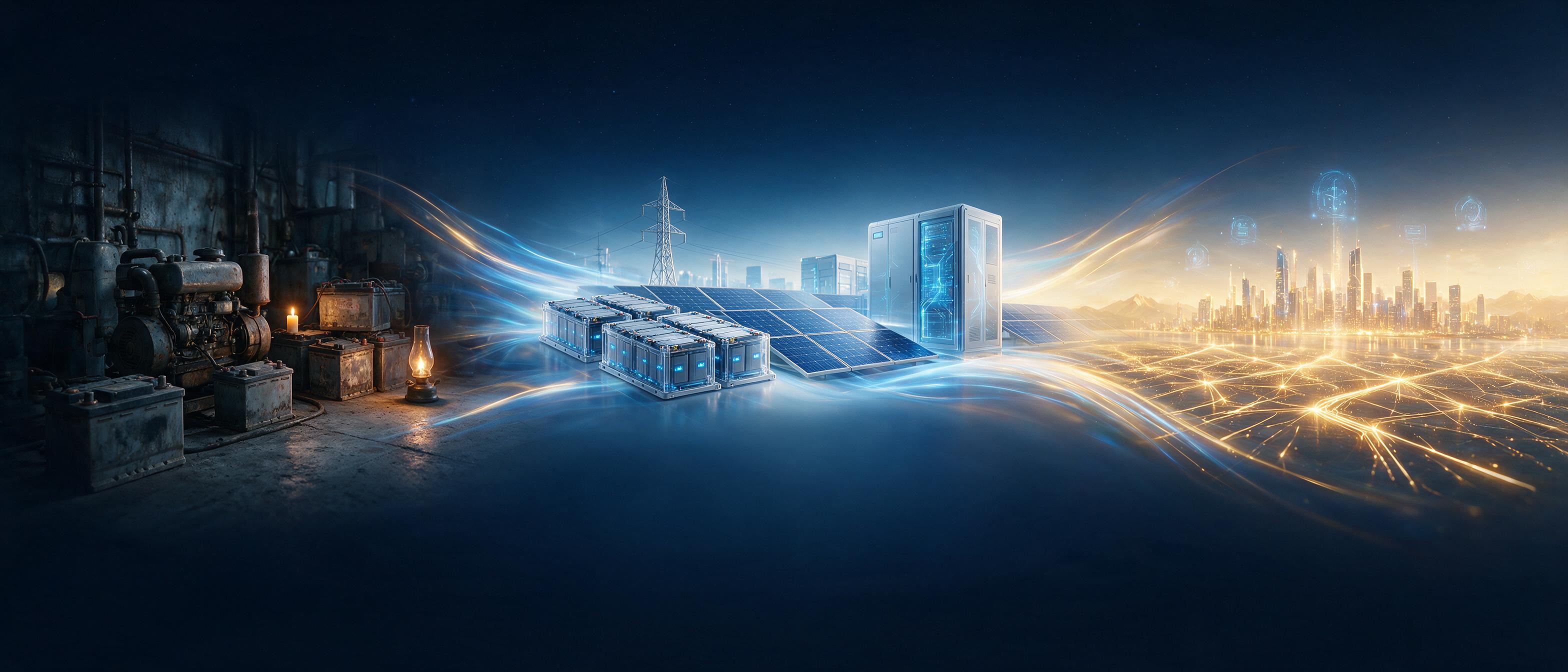 The energy shift: past, now, next